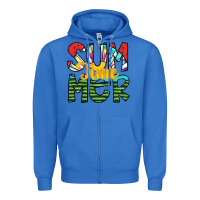 True Royal summer time Zipper Hoodie - SublimationCraftShop