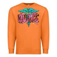 Carrot floral nurse Premium Sweatshirt - AdoDesignShop