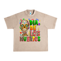 French Oak Dia de los muertos Urban Heavy Tee - RanaPortraitStore