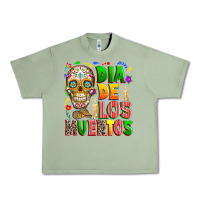 Oil Green Dia de los muertos Urban Heavy Tee - RanaPortraitStore