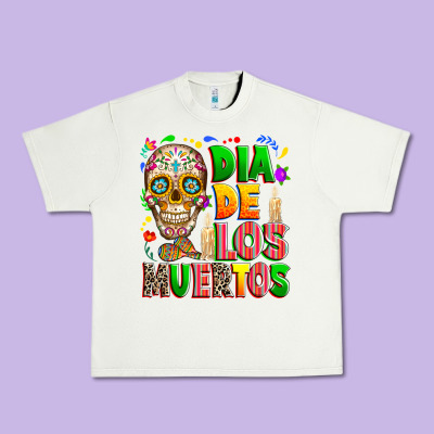 Dia De Los Muertos Urban Heavy Tee Designed By Ranaportraitstore