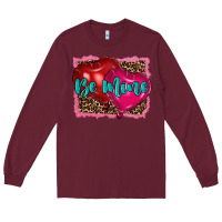 Burgundy valentine's day be mine Long Sleeve Tee - RanaPortraitStore