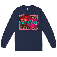 Navy valentine's day be mine Long Sleeve Tee - RanaPortraitStore