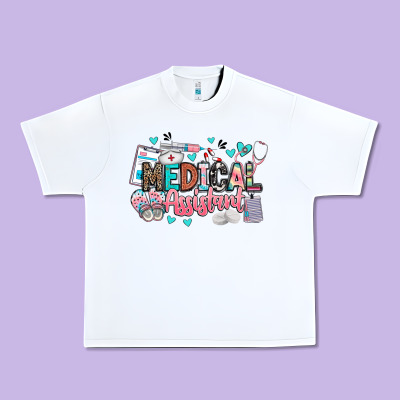 Medical Assistant Urban Heavy Tee Designed By Barkaloodesign
