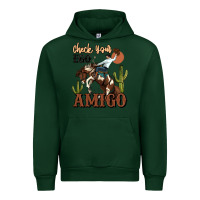 Forest Green check your ego amigo rodeo cowboy Urban Hoodie - MaliasSmallBusiness