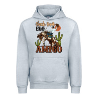 Heather Grey check your ego amigo rodeo cowboy Urban Hoodie - MaliasSmallBusiness