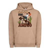 Pigment Burro check your ego amigo rodeo cowboy Urban Hoodie - MaliasSmallBusiness