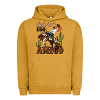 Pigment Peanut Butter check your ego amigo rodeo cowboy Urban Hoodie - MaliasSmallBusiness