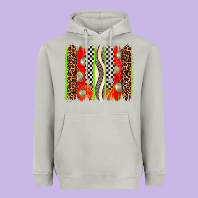 Race Brushstrokes Heavyweight Hoodie Designed By Adodesignshop