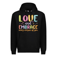 Black love and embrace every version of you Premium Hoodie - MaliasSmallBusiness