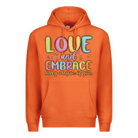 Carrot love and embrace every version of you Premium Hoodie - MaliasSmallBusiness