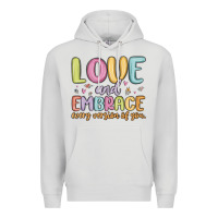 Dove Grey love and embrace every version of you Premium Hoodie - MaliasSmallBusiness