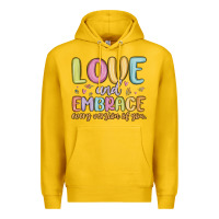Lemon love and embrace every version of you Premium Hoodie - MaliasSmallBusiness