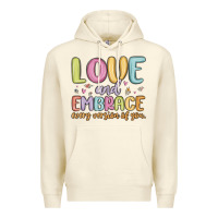 Sandshell love and embrace every version of you Premium Hoodie - MaliasSmallBusiness