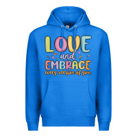 True Royal love and embrace every version of you Premium Hoodie - MaliasSmallBusiness