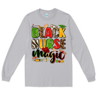 Moon Dust black nurse magic Long Sleeve Tee - Zillion Design Studio