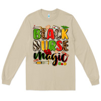 Mushroom black nurse magic Long Sleeve Tee - Zillion Design Studio
