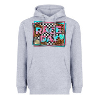 Heather Grey race day Heavyweight Hoodie - AdoDesignShop