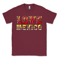 Burgundy Love Mexico Classic Tee - texasbilliewilder