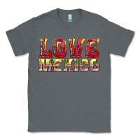 Charcoal Heather Love Mexico Classic Tee - texasbilliewilder