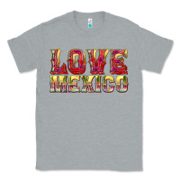 Heather Grey Love Mexico Classic Tee - texasbilliewilder