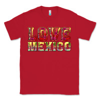 Red Love Mexico Classic Tee - texasbilliewilder