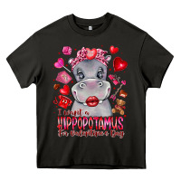 Asphalt i want hippopotamus for valentines day Heavy Core Tee - CowhideDigitalArt