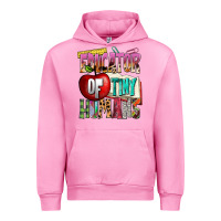 Fuchsia Pink educator of tiny humans Urban Hoodie - NancyCooperArtShop