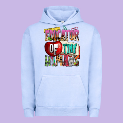 Educator Of Tiny Humans Urban Hoodie Designed By Nancycooperartshop