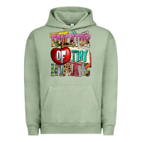 Pigment Oil Green educator of tiny humans Urban Hoodie - NancyCooperArtShop