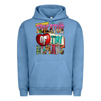 Pigment Pebble Blue educator of tiny humans Urban Hoodie - NancyCooperArtShop