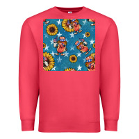 Cardinal 4th of july sunflowers hotdog seamless pattern Premium Sweatshirt - BundleAndBundleShop
