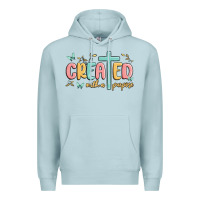 Blue Mist created with a purpose Premium Hoodie - MaliasSmallBusiness
