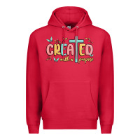 Cardinal created with a purpose Premium Hoodie - MaliasSmallBusiness