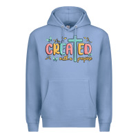 Colony Blue created with a purpose Premium Hoodie - MaliasSmallBusiness