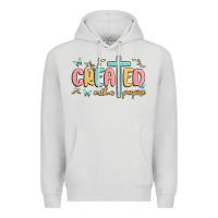 Dove Grey created with a purpose Premium Hoodie - MaliasSmallBusiness