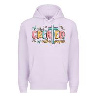 Lilac created with a purpose Premium Hoodie - MaliasSmallBusiness
