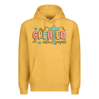 Mustard created with a purpose Premium Hoodie - MaliasSmallBusiness