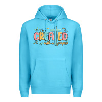Ocean Blue created with a purpose Premium Hoodie - MaliasSmallBusiness