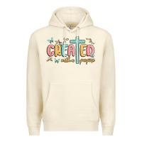 Sandshell created with a purpose Premium Hoodie - MaliasSmallBusiness