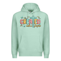 Seafoam created with a purpose Premium Hoodie - MaliasSmallBusiness