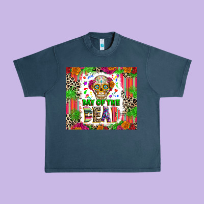 Day Of The Dead Urban Heavy Tee Designed By Ranaportraitstore