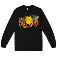 Black summer mom Long Sleeve Tee - texasbilliewilder