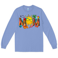 Colony Blue summer mom Long Sleeve Tee - texasbilliewilder