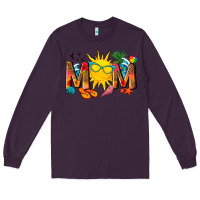 Plum summer mom Long Sleeve Tee - texasbilliewilder