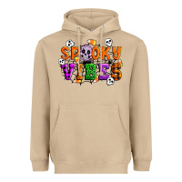 Mushroom Spooky vibes Heavyweight Hoodie - Artiststas