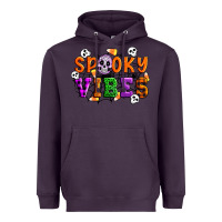 Plum Spooky vibes Heavyweight Hoodie - Artiststas