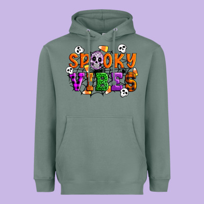 Spooky Vibes Heavyweight Hoodie Designed By Artiststas