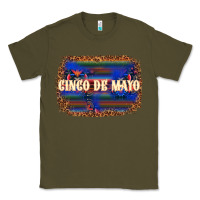 Army Green Cinco de Mayo Classic Tee - texasbilliewilder