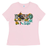 Bubblegum Pink western rodeo bullfighter  life turquoise's gemstones arrow sunflowers Ladies Tee - BarkalooDesign